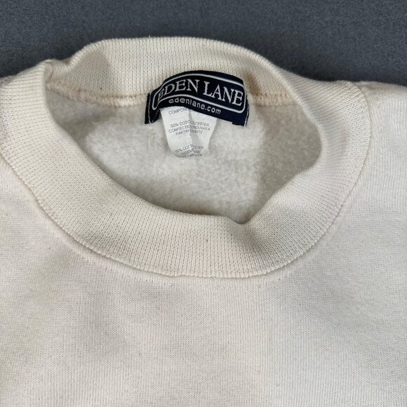 Vtg Royce McClure Eden Lane Small Frog Hear See Speak No Evil‎ Graphic Sweater - Picture 3 of 10